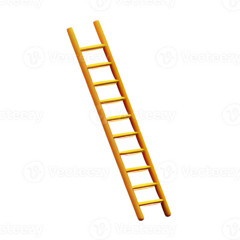 ladder 3d rendering icon illustration png