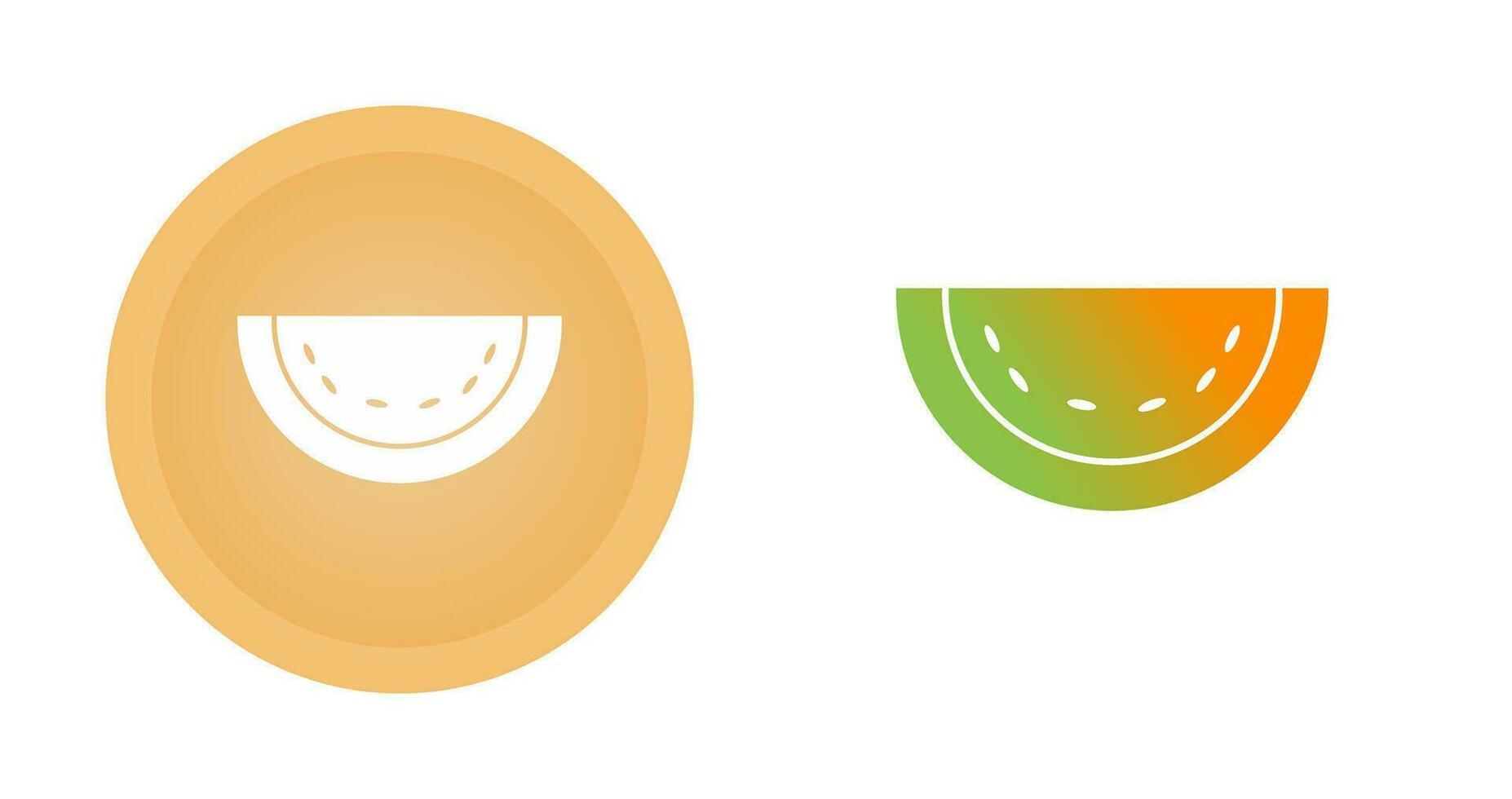 icono de vector de melón