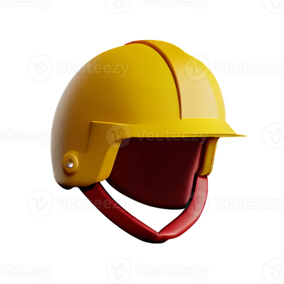 helmet 3d rendering icon illustration png