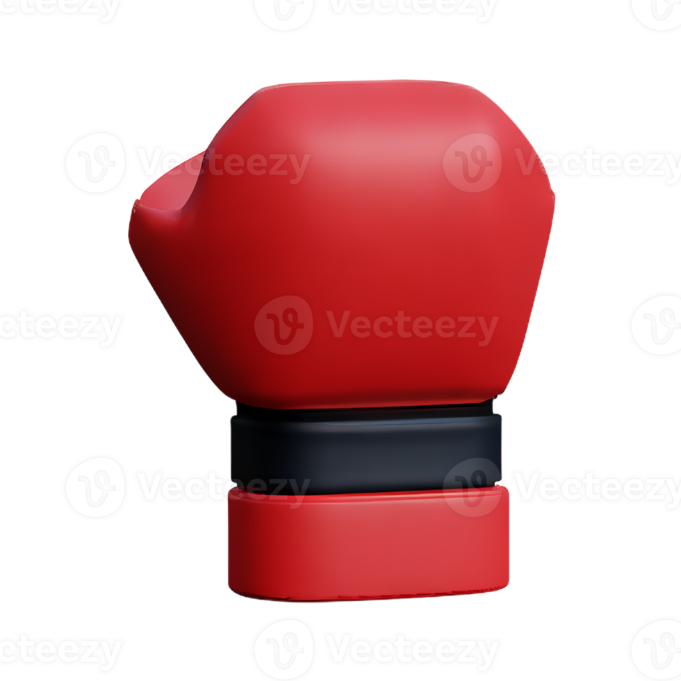 boxing gloves 3d rendering icon illustration png