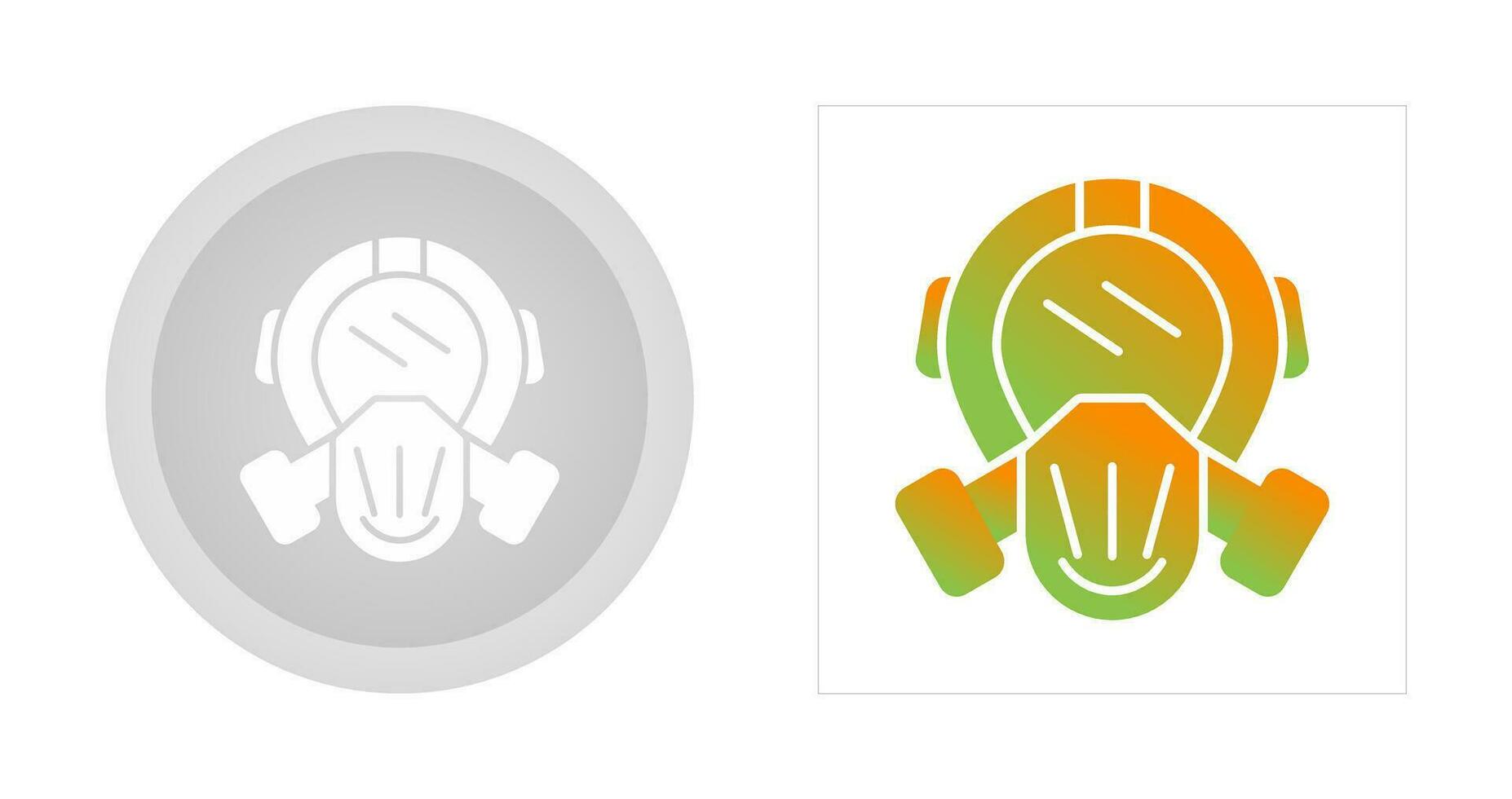Gas Mask Vector Icon
