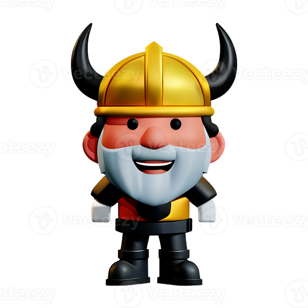 viking 3d rendering icon illustration png