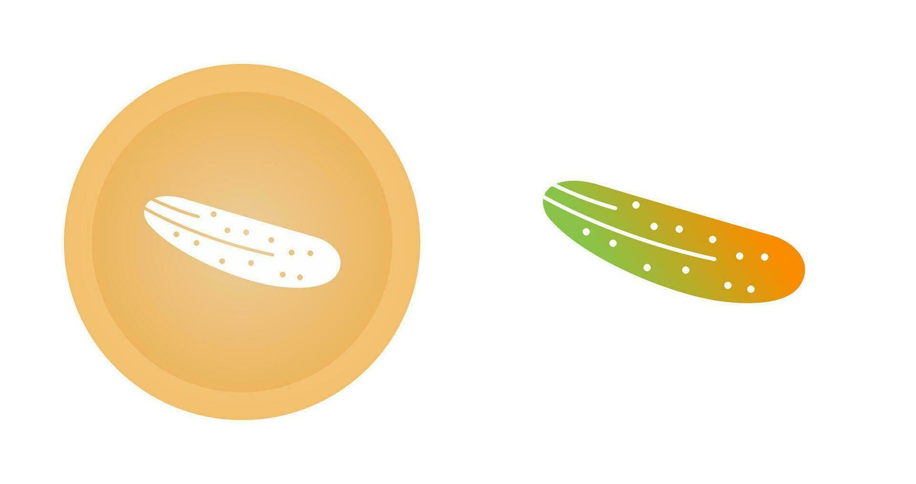 Cucumber Vector Icon