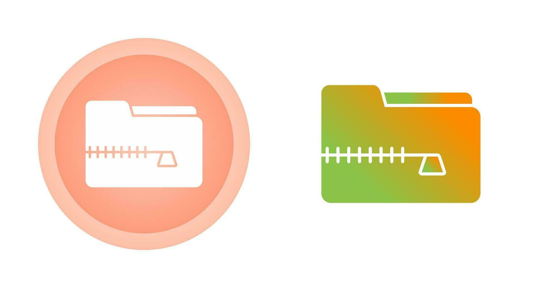 Zip File Vector Icon