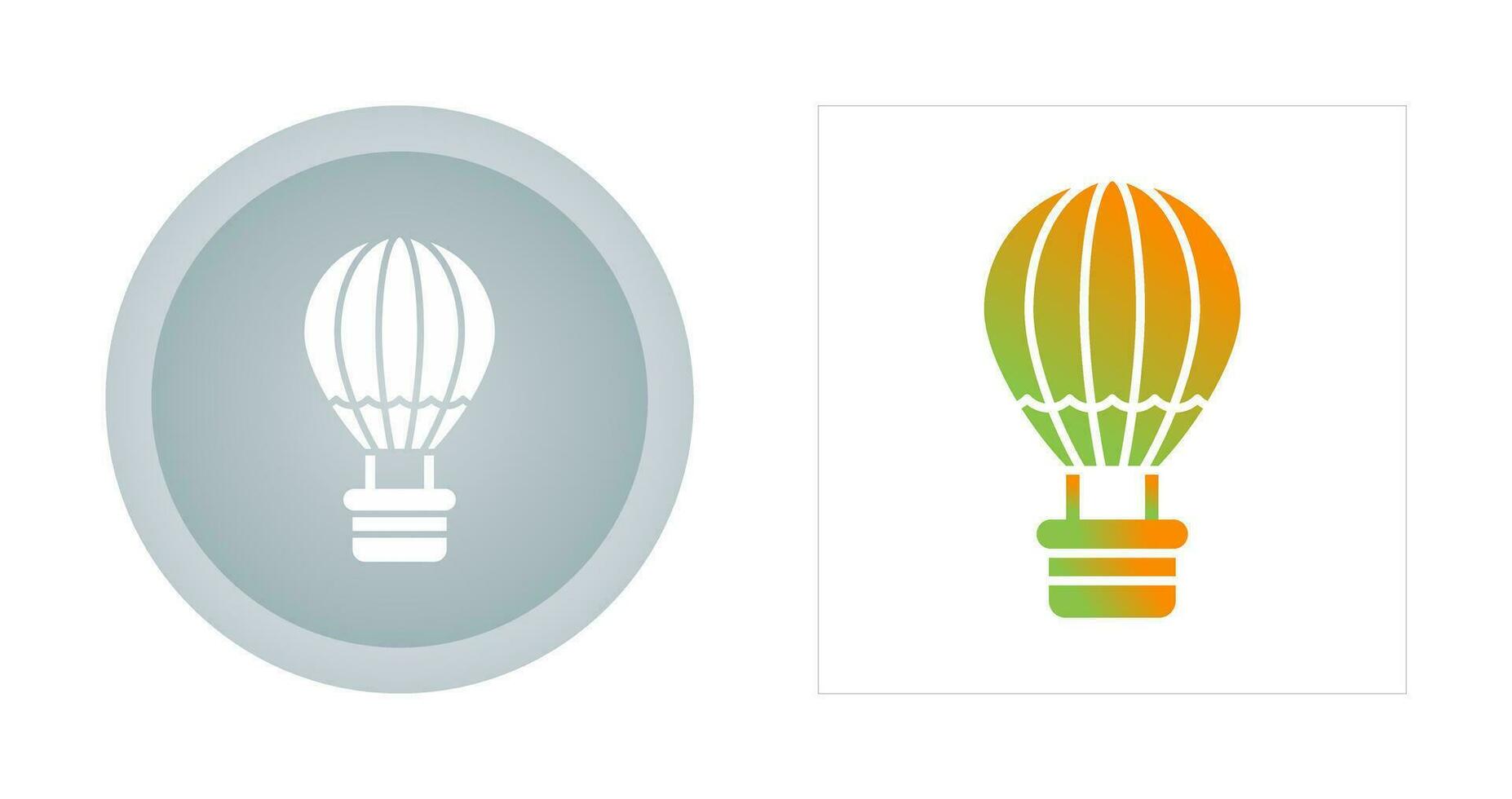 Hot Air Balloon Vector Icon