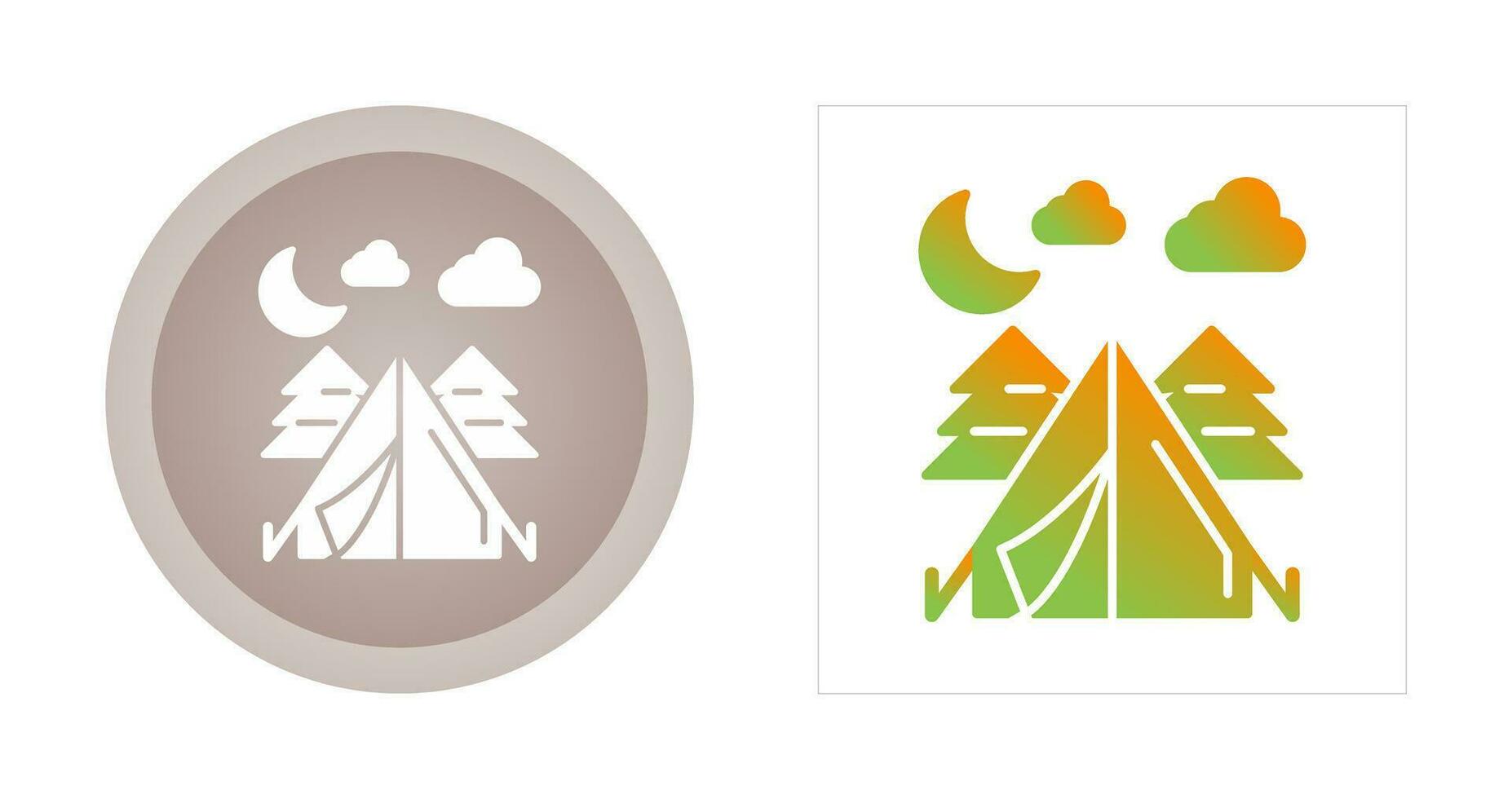 Tent Vector Icon