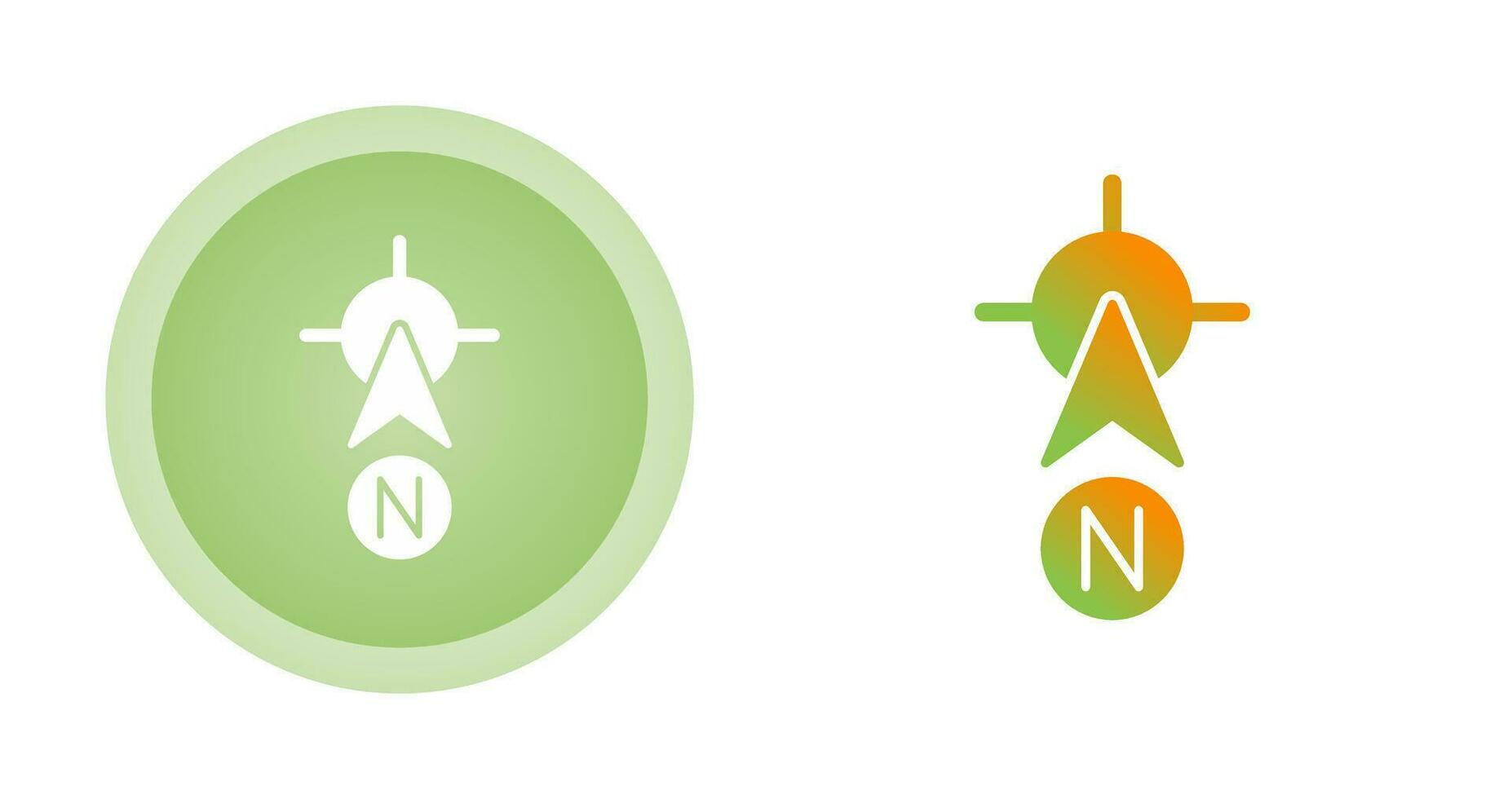 North Vector Icon