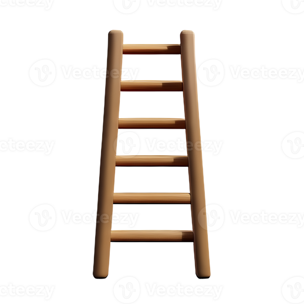 ladder 3d rendering icon illustration png