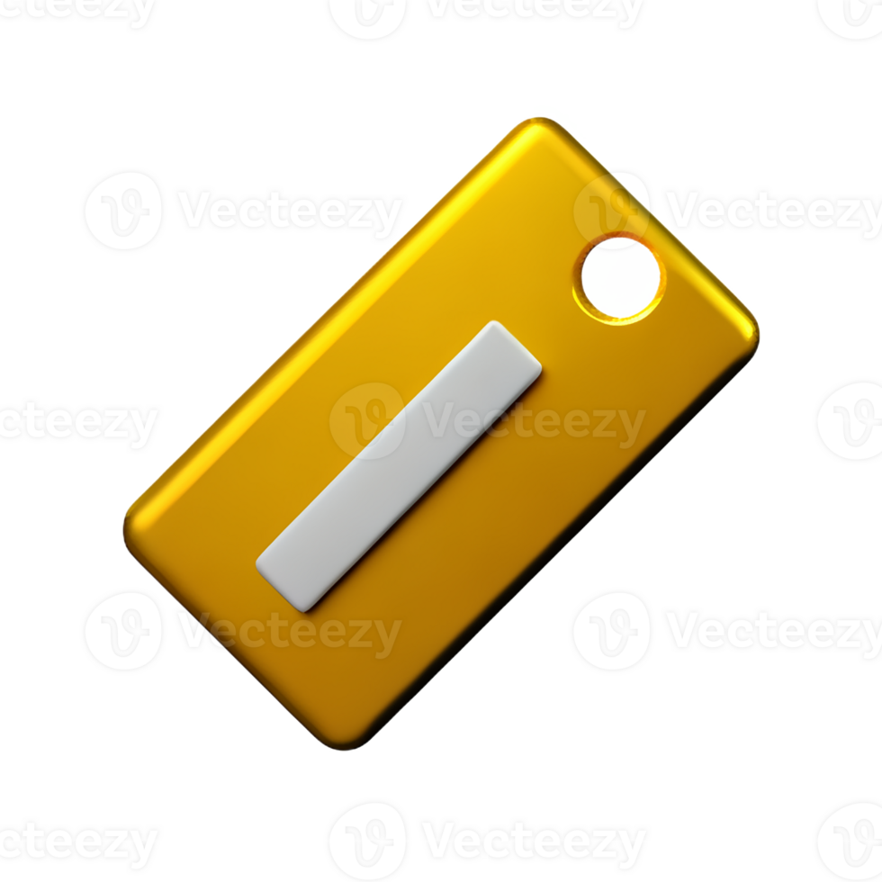coupon 3d rendering icon illustration png