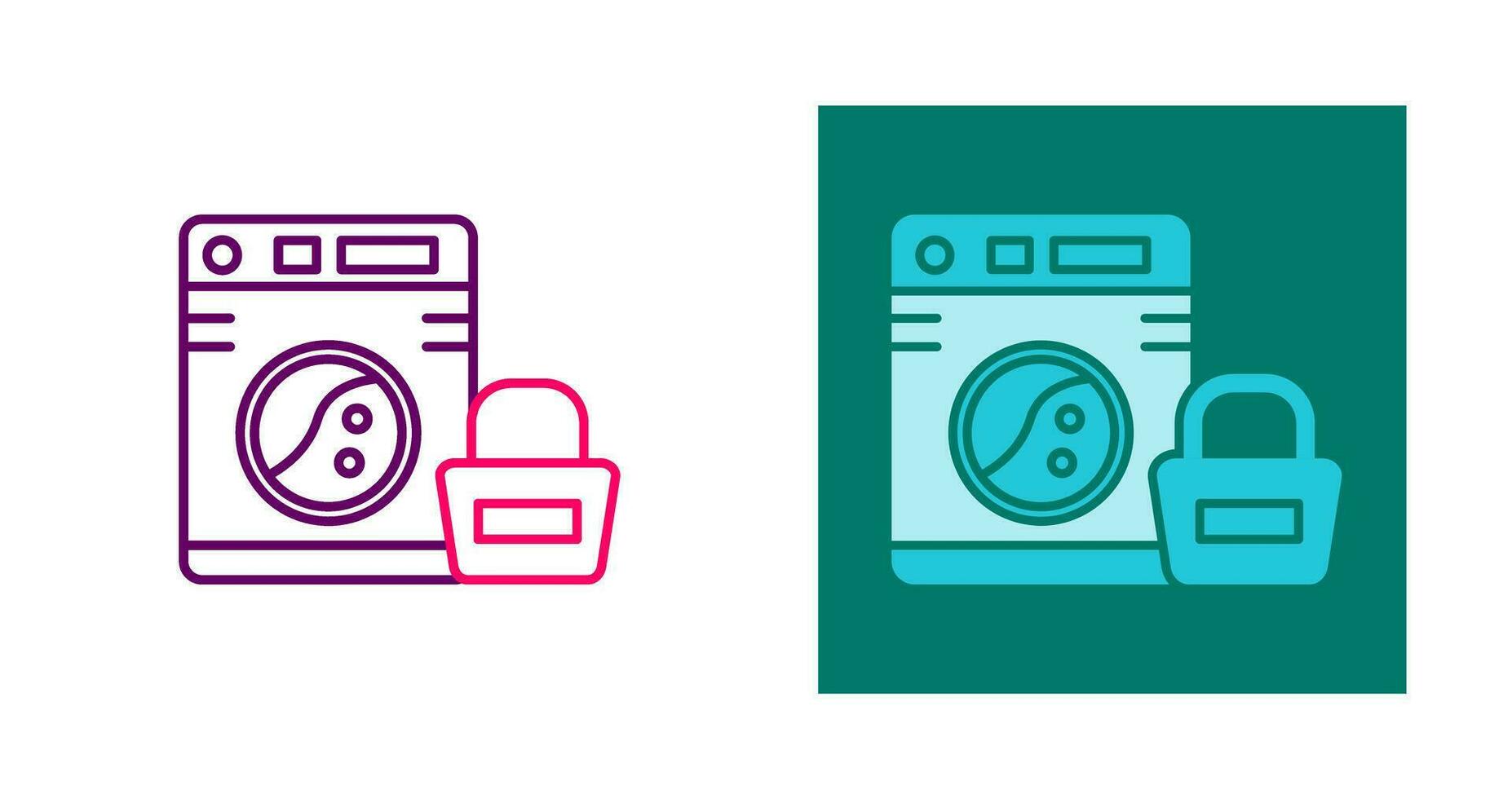 icono de vector de lavandería