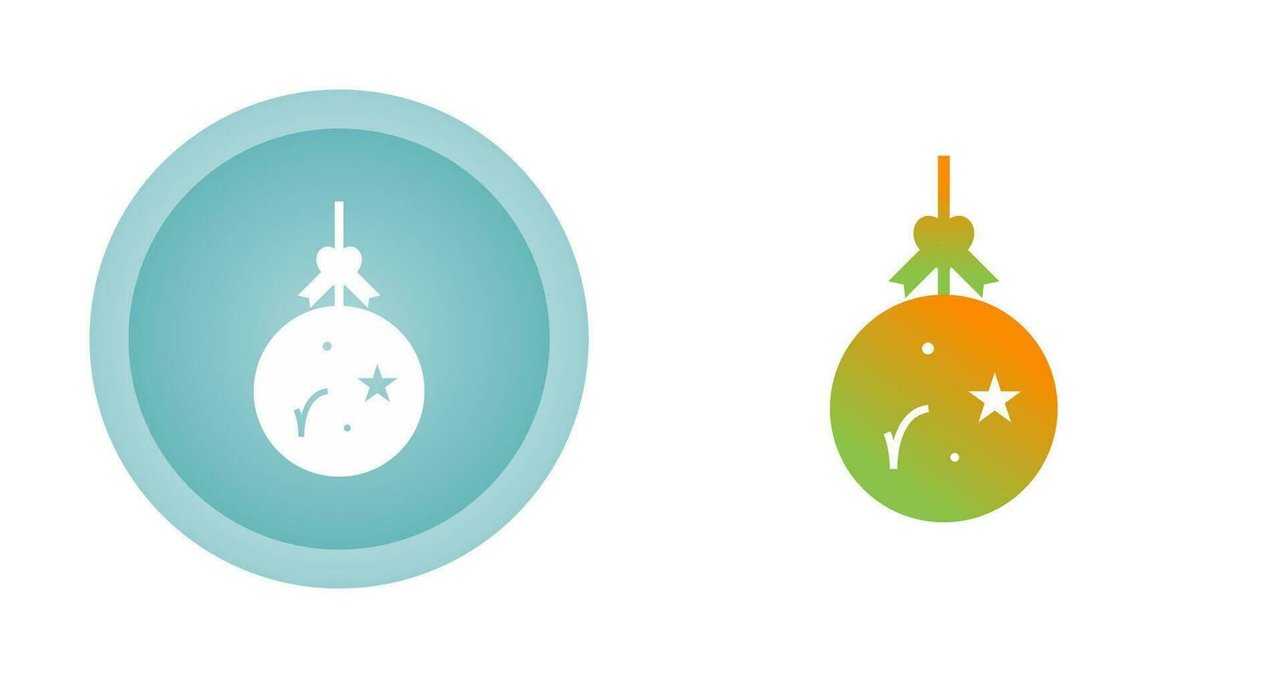 Christmas Ball Vector Icon