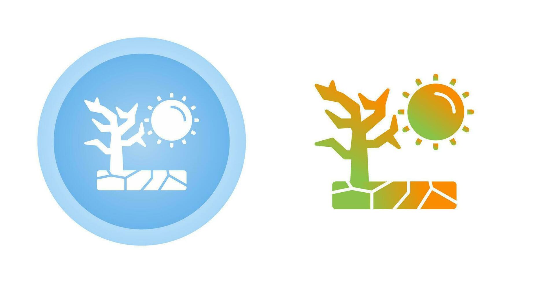 Drought Vector Icon