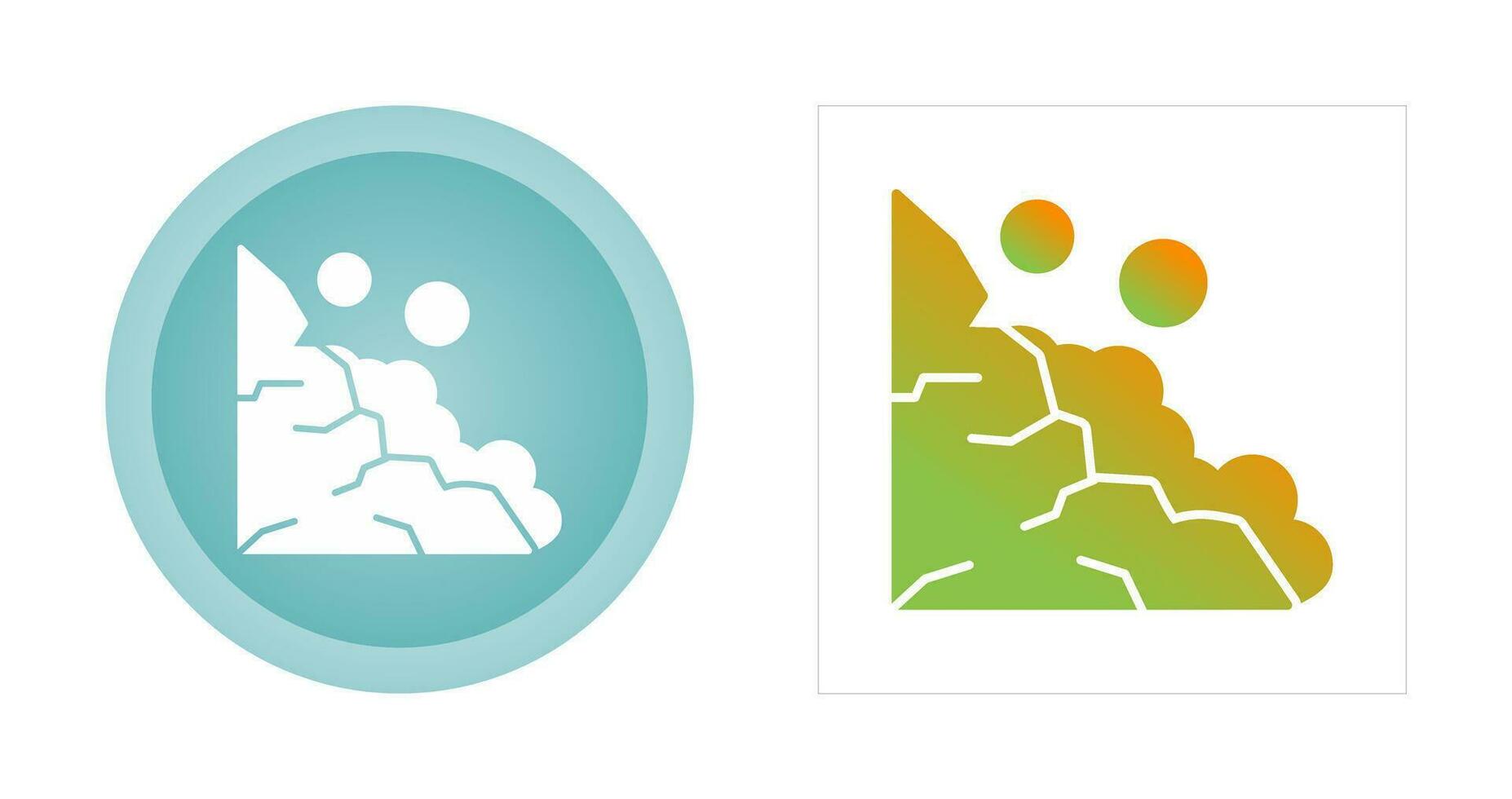 Landslide Vector Icon