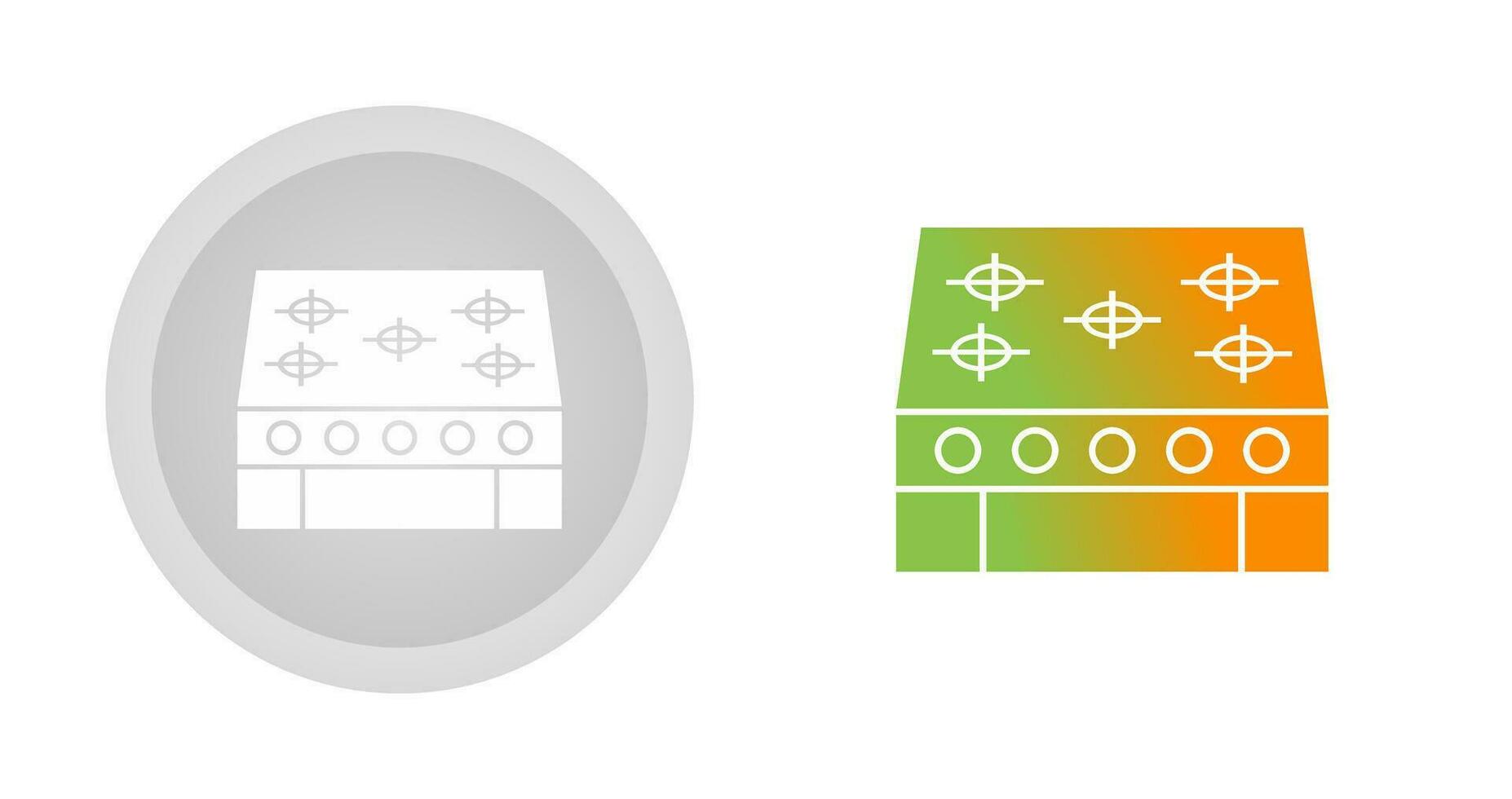 icono de vector de estufa