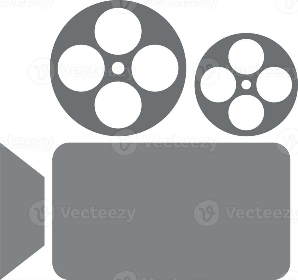 The film element symbol commonly used to represent the concept of movies png