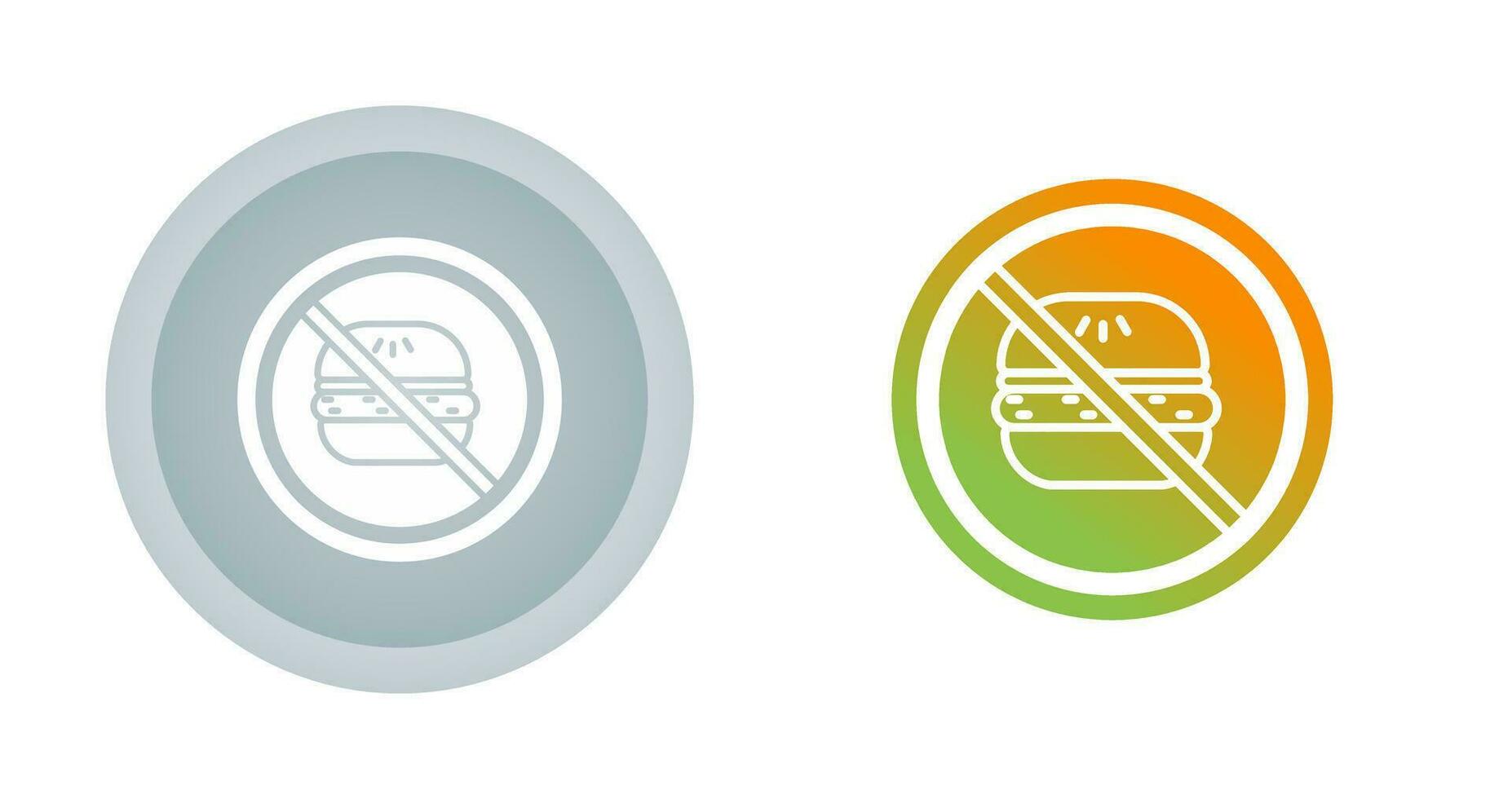 No Eating Vector Icon