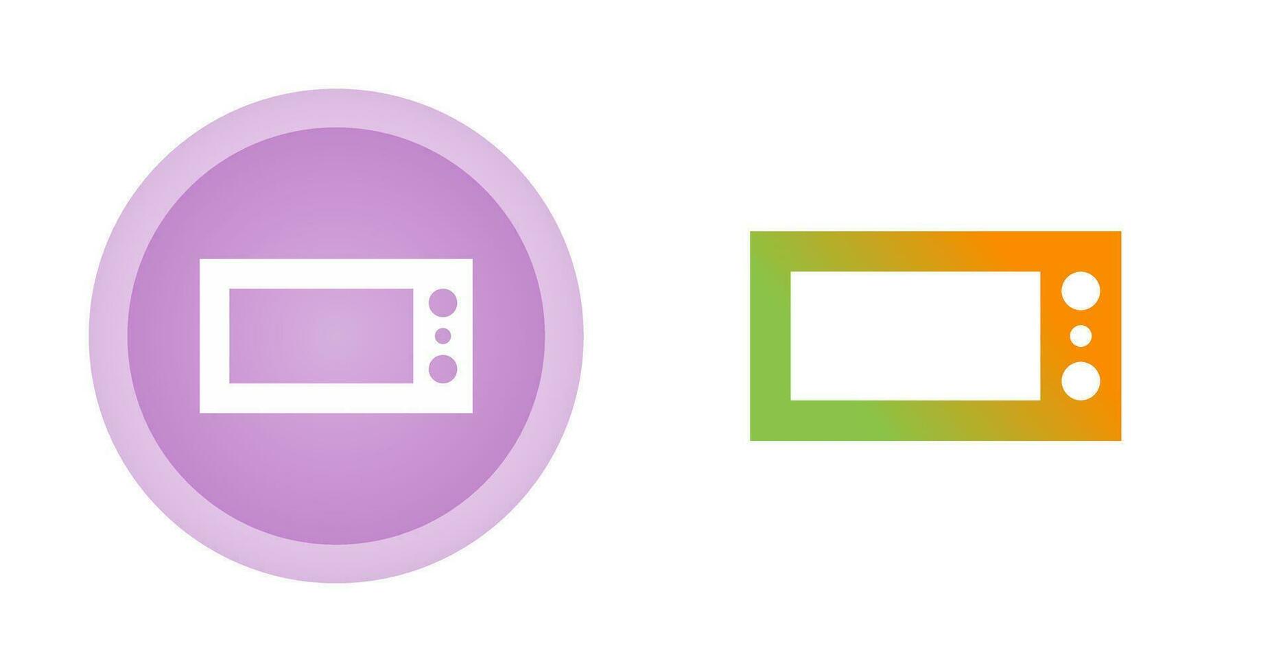 Microwave Vector Icon