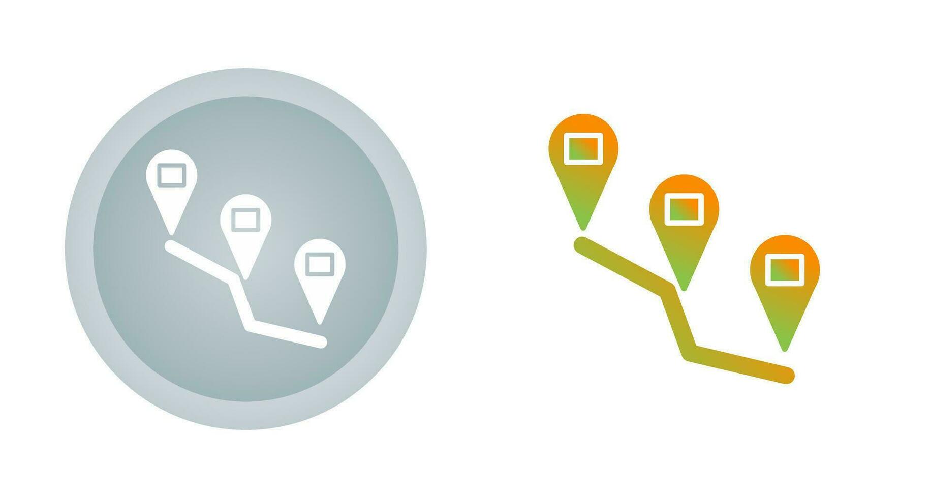 Reaching Destination Vector Icon