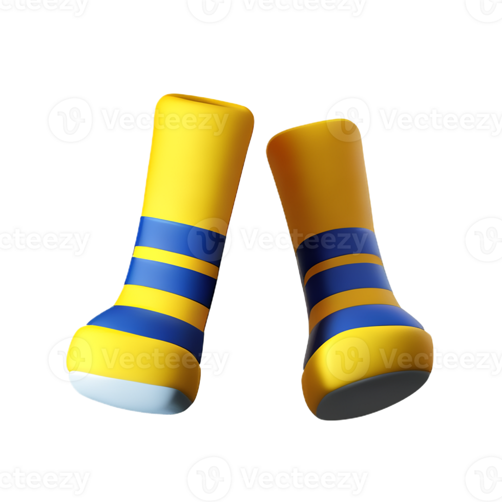 foot 3d rendering icon illustration png