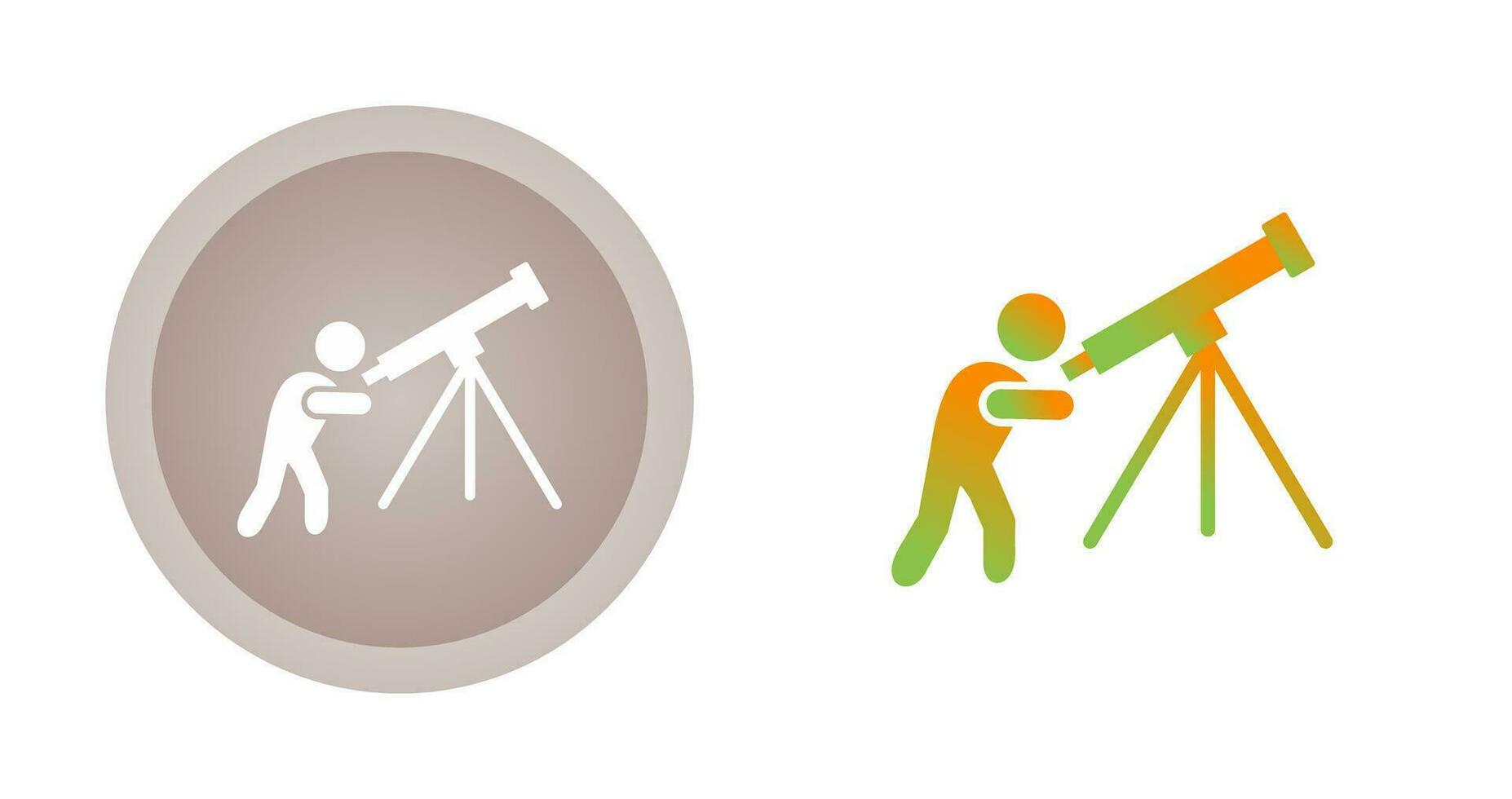 Adjusting Telescope Vector Icon