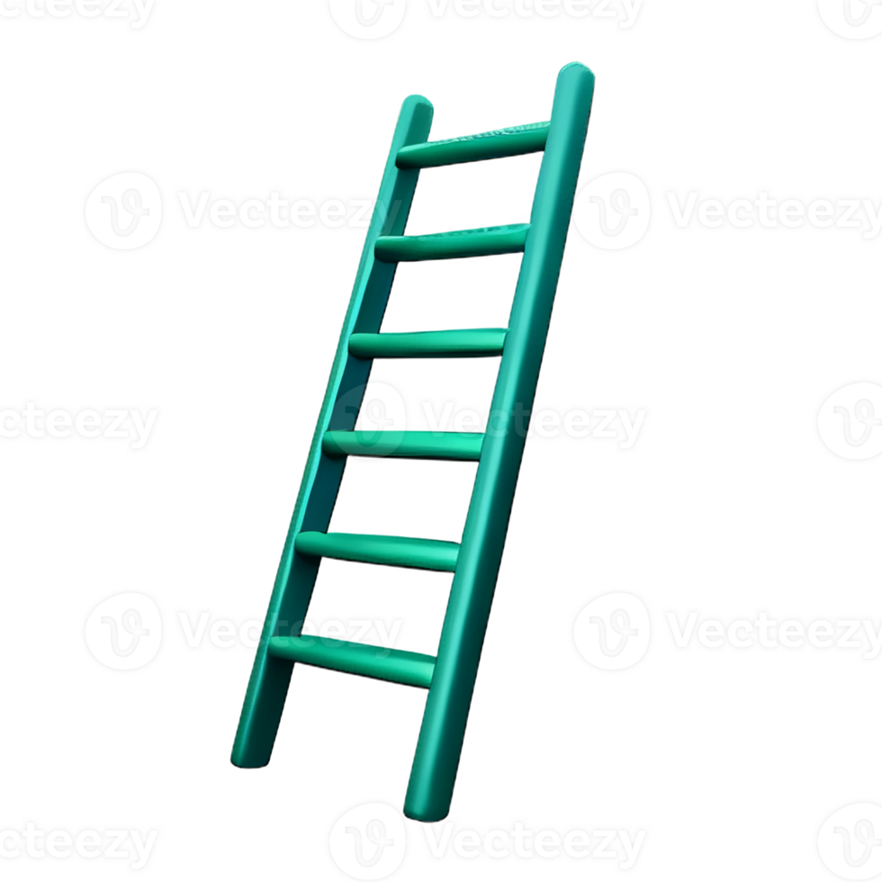 ladder 3d rendering icon illustration png