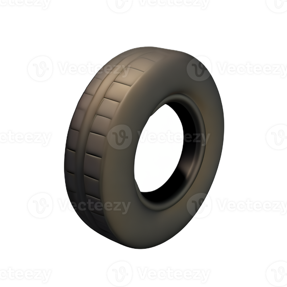 tire 3d rendering icon illustration png