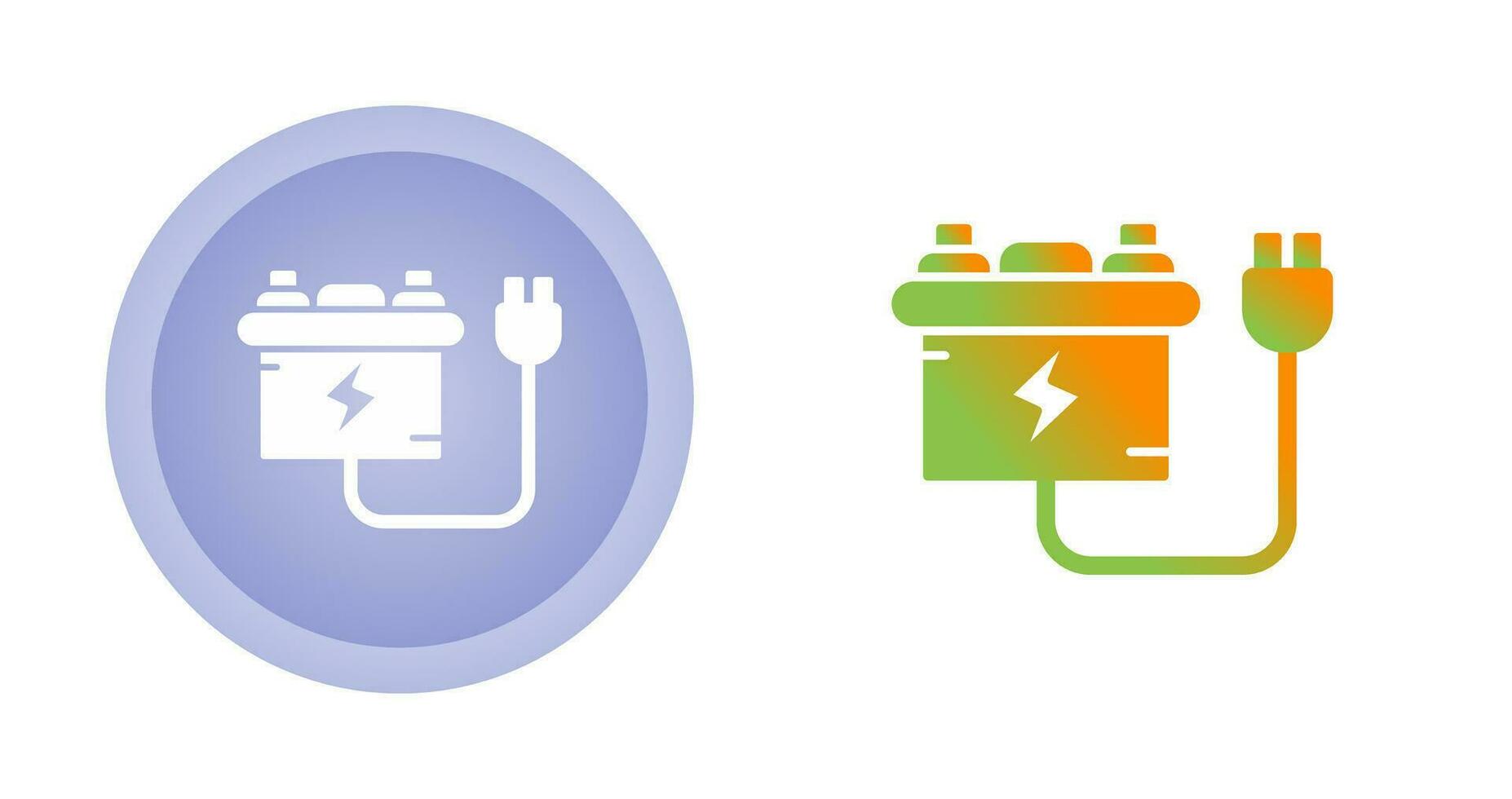 Battery charger Vector Icon