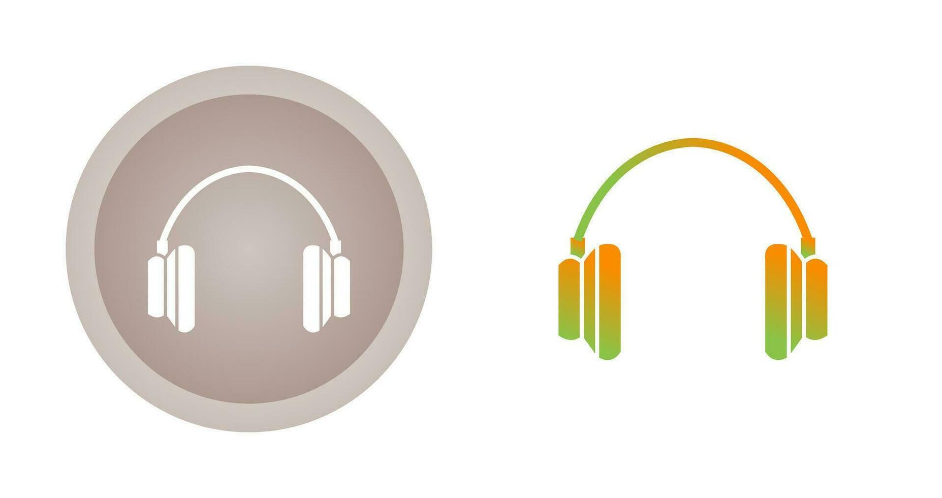 icono de vector de auriculares