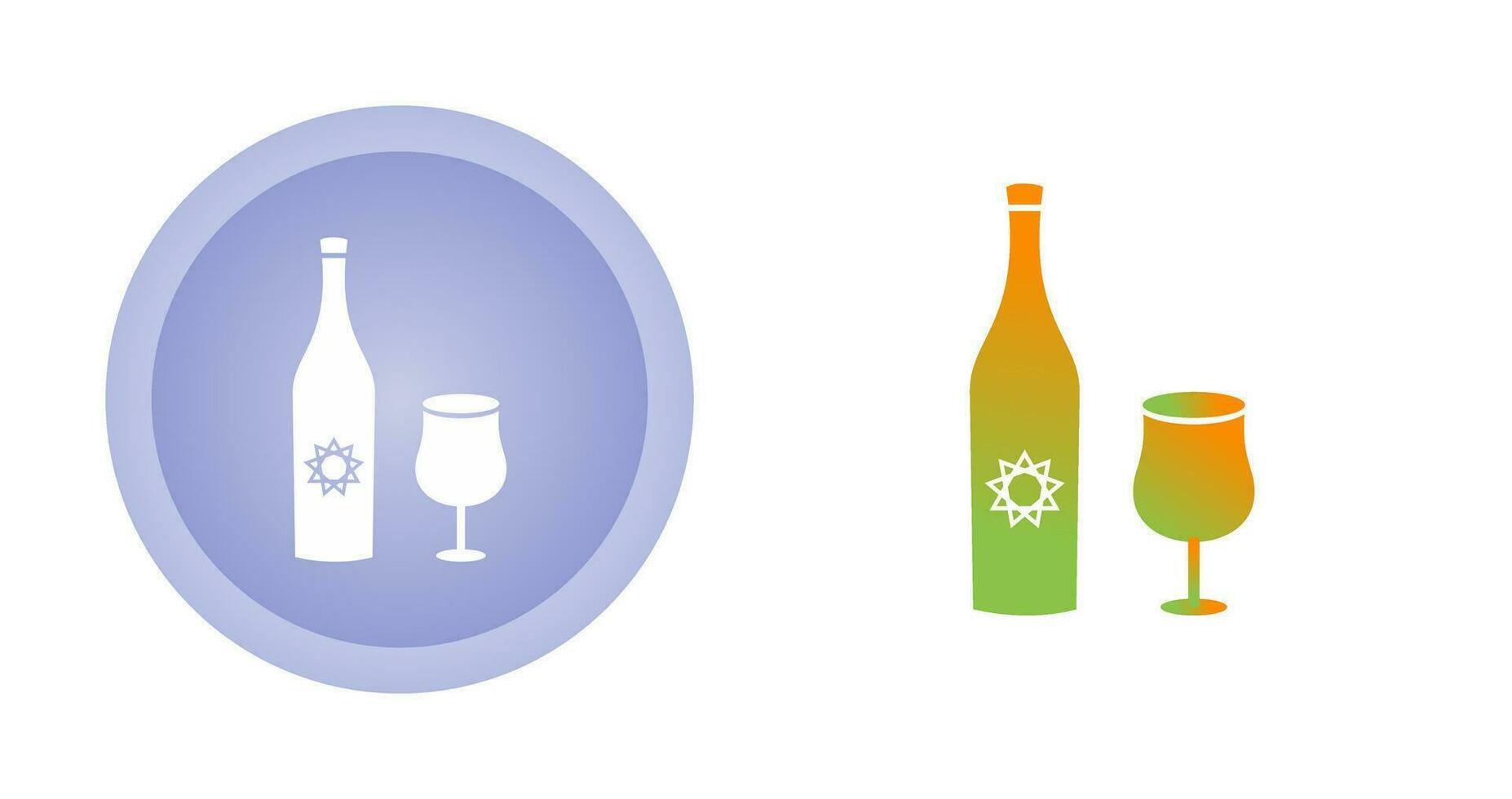 Goblet and Wine Vector Icon