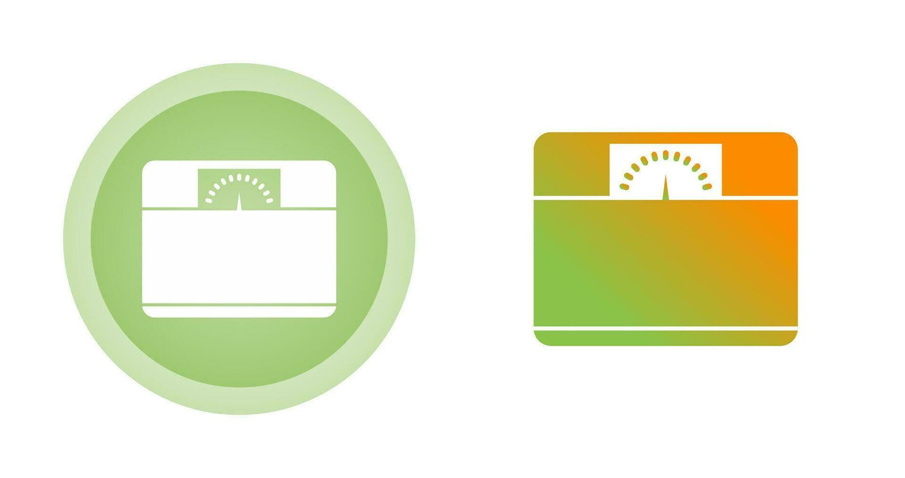 Weighing Machine Vector Icon