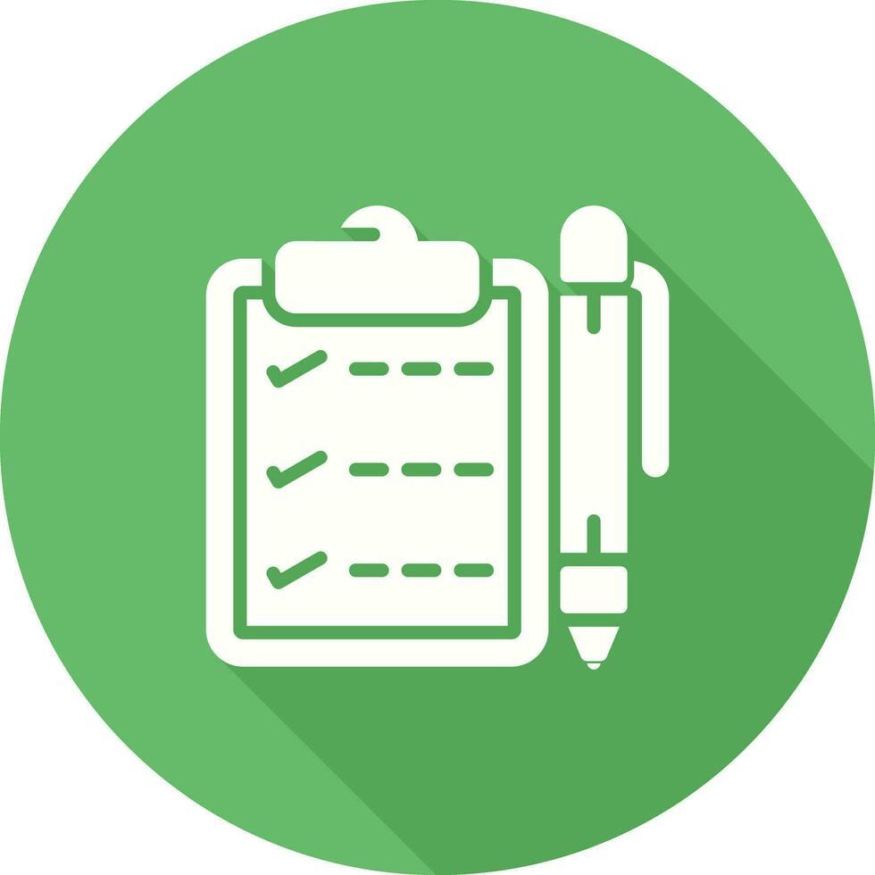 Notepad with pen Vector Icon