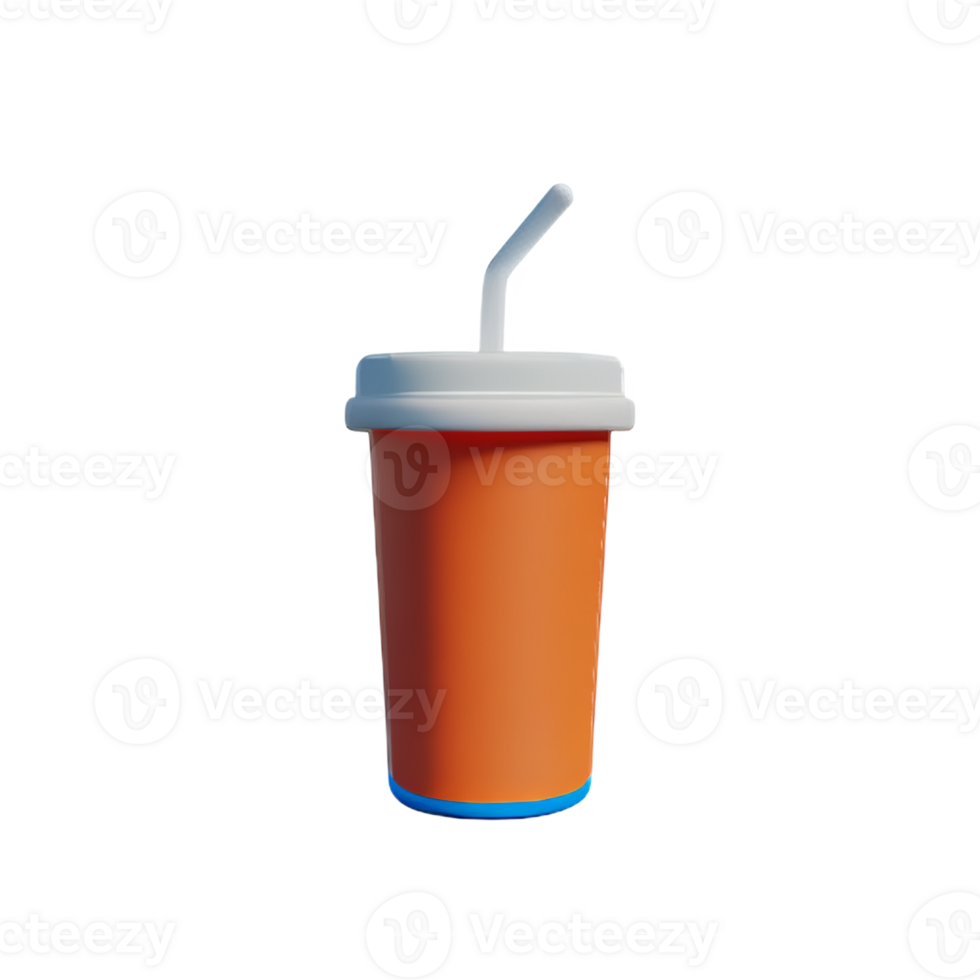 soda 3d rendering icon illustration png