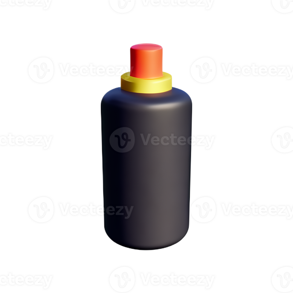 spray 3d rendering icon illustration png