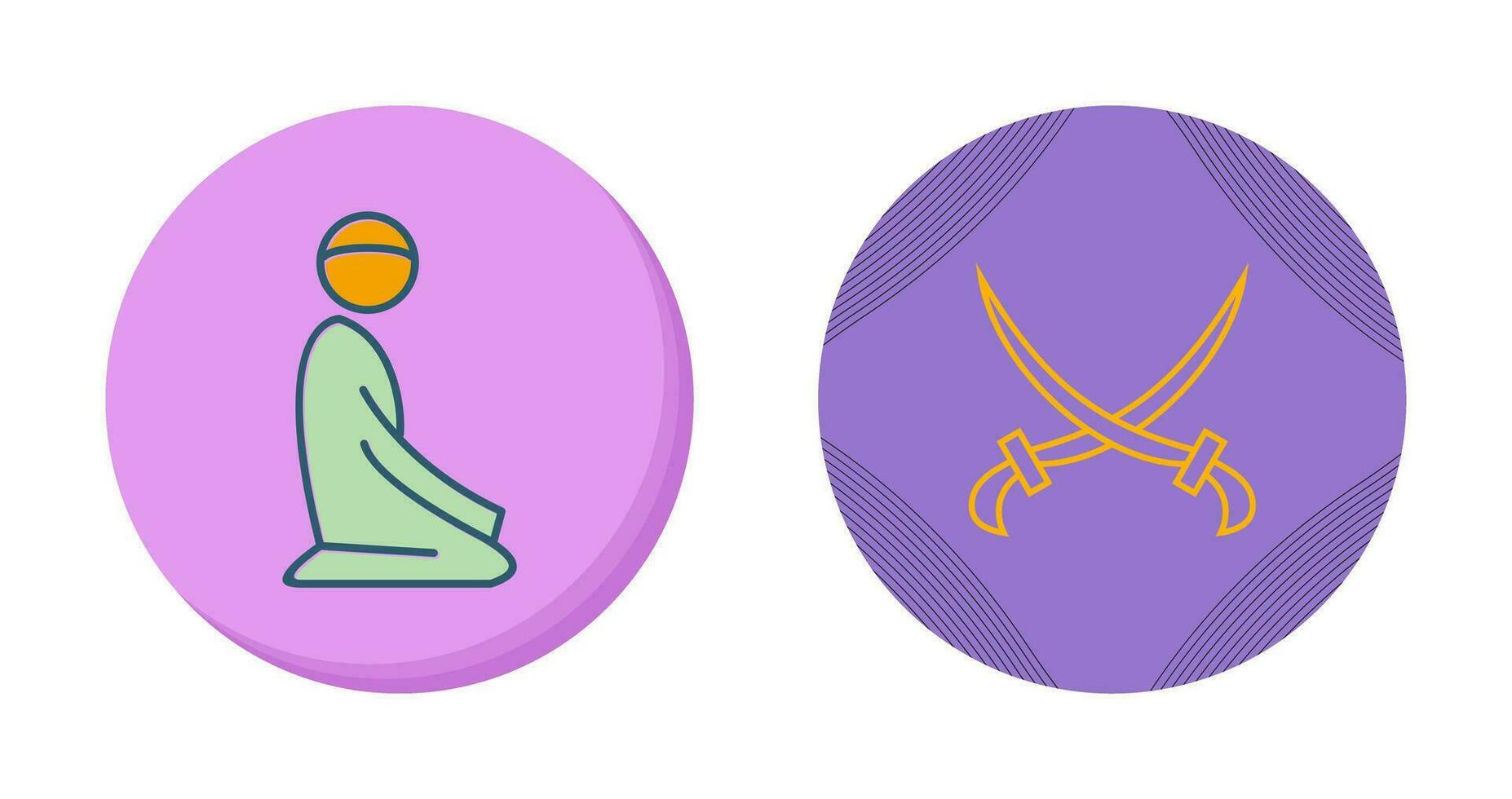 Offering Prayer Vector Icon