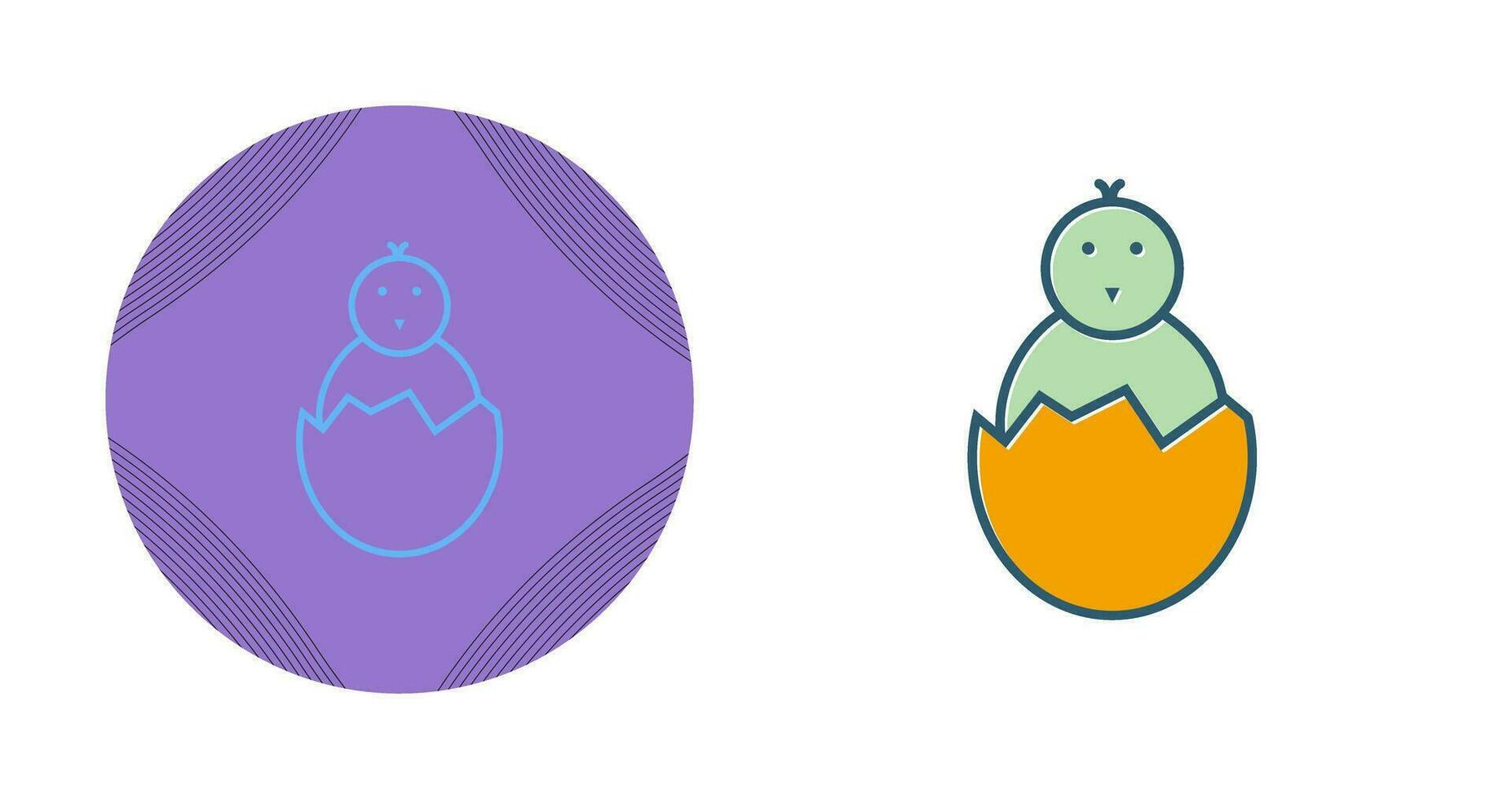 Hatched Egg Vector Icon