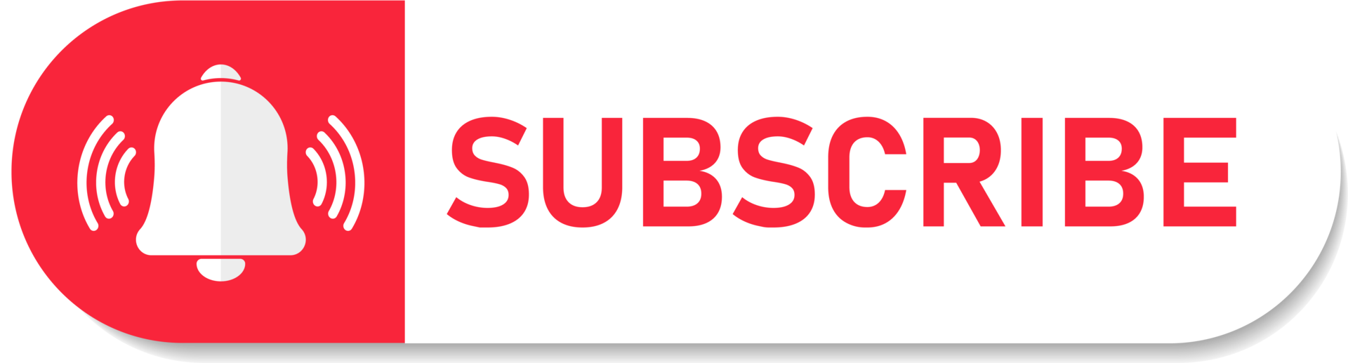 Subscribe button, for designing video channel graphics and page subscriptions. png illustration file