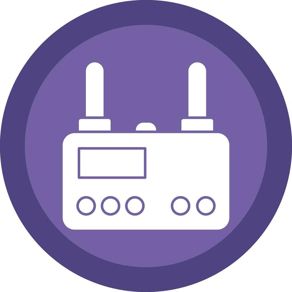 Wireless router Vector Icon Design