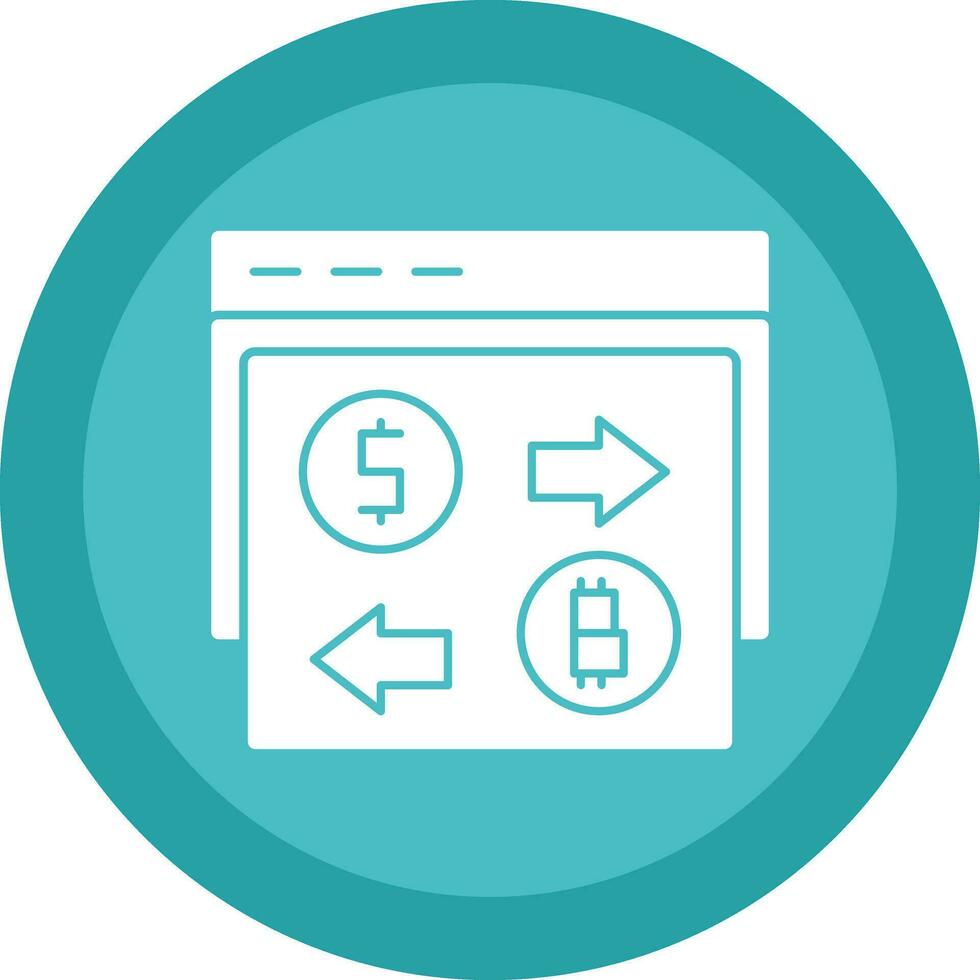 Internet currency Vector Icon Design