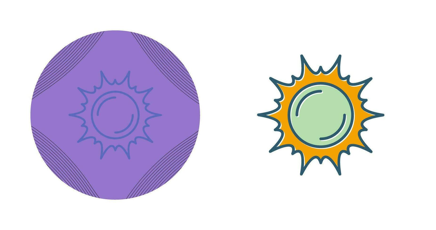 icono de vector de sol