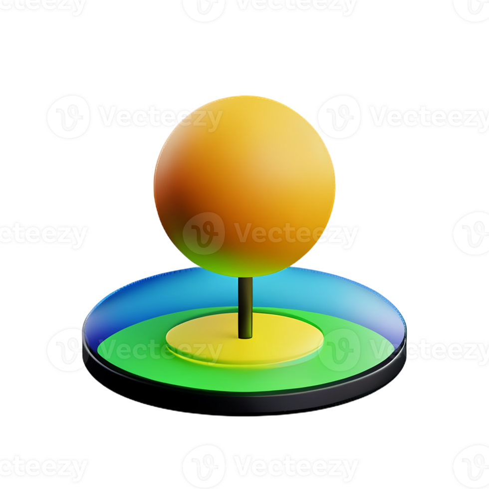 solar system 3d rendering icon illustration png