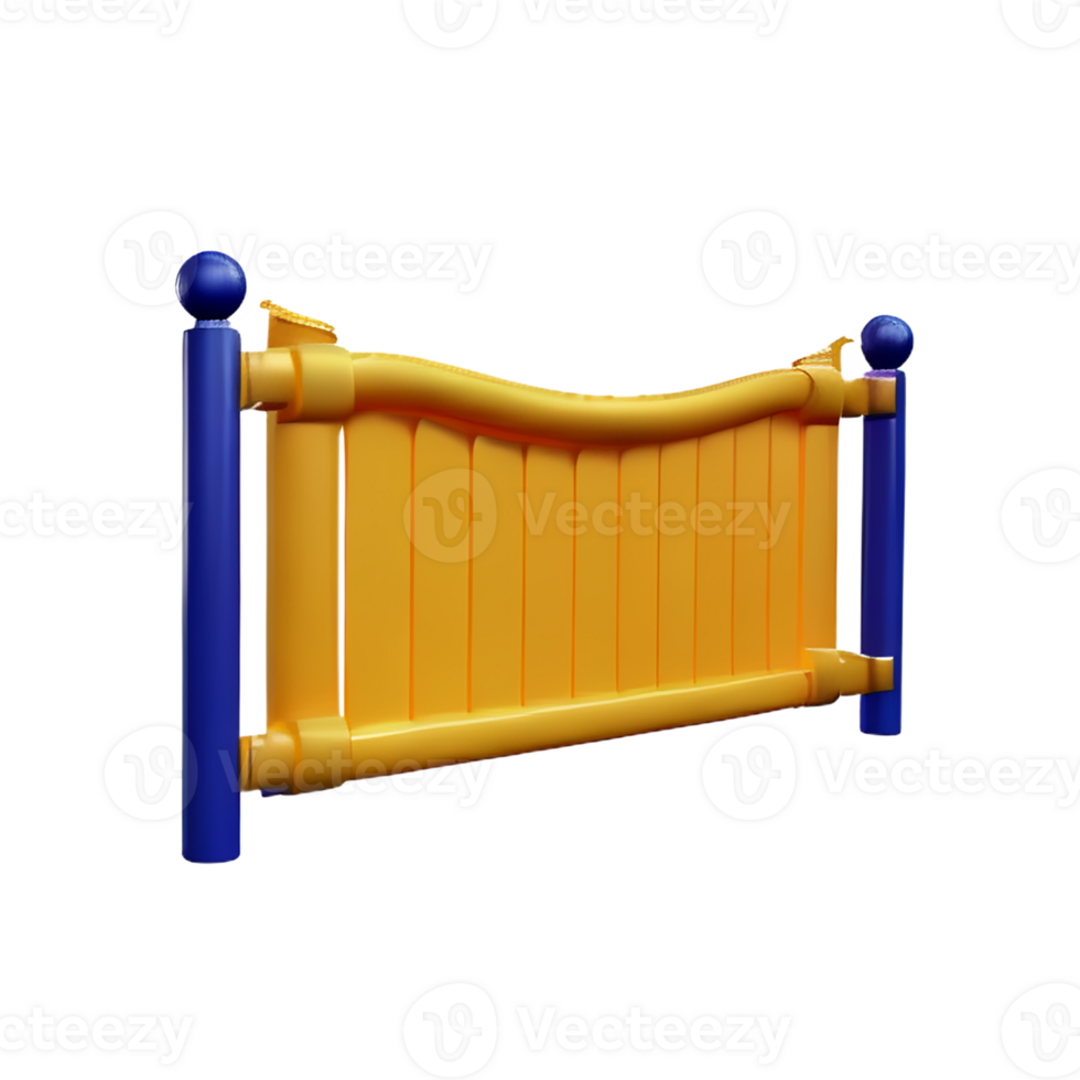 gate 3d rendering icon illustration png