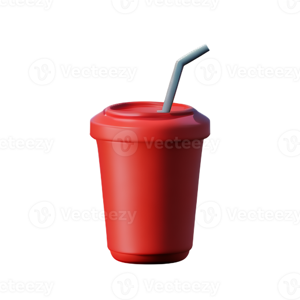 soda 3d rendering icon illustration png