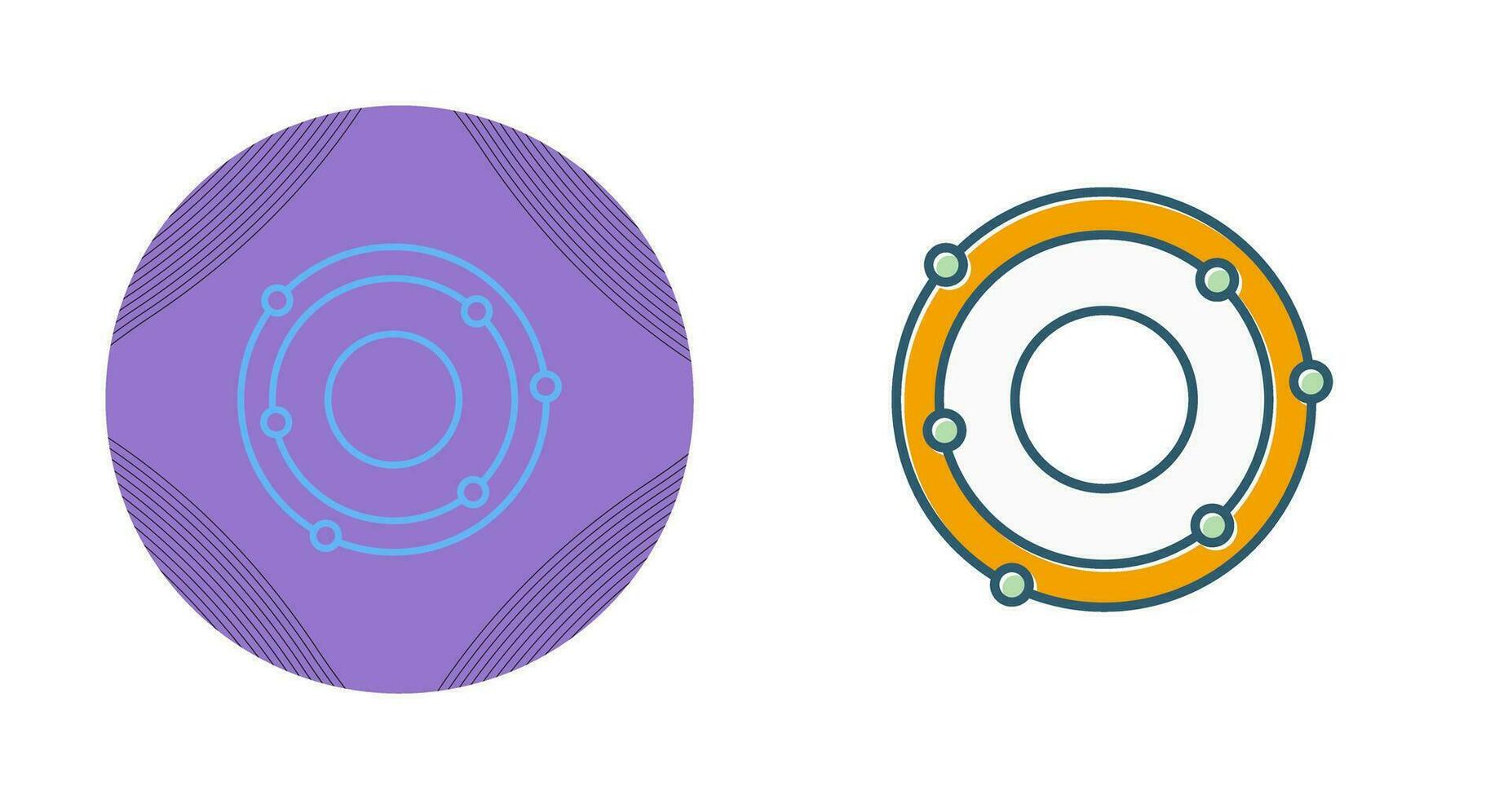 Atomic Structure Vector Icon