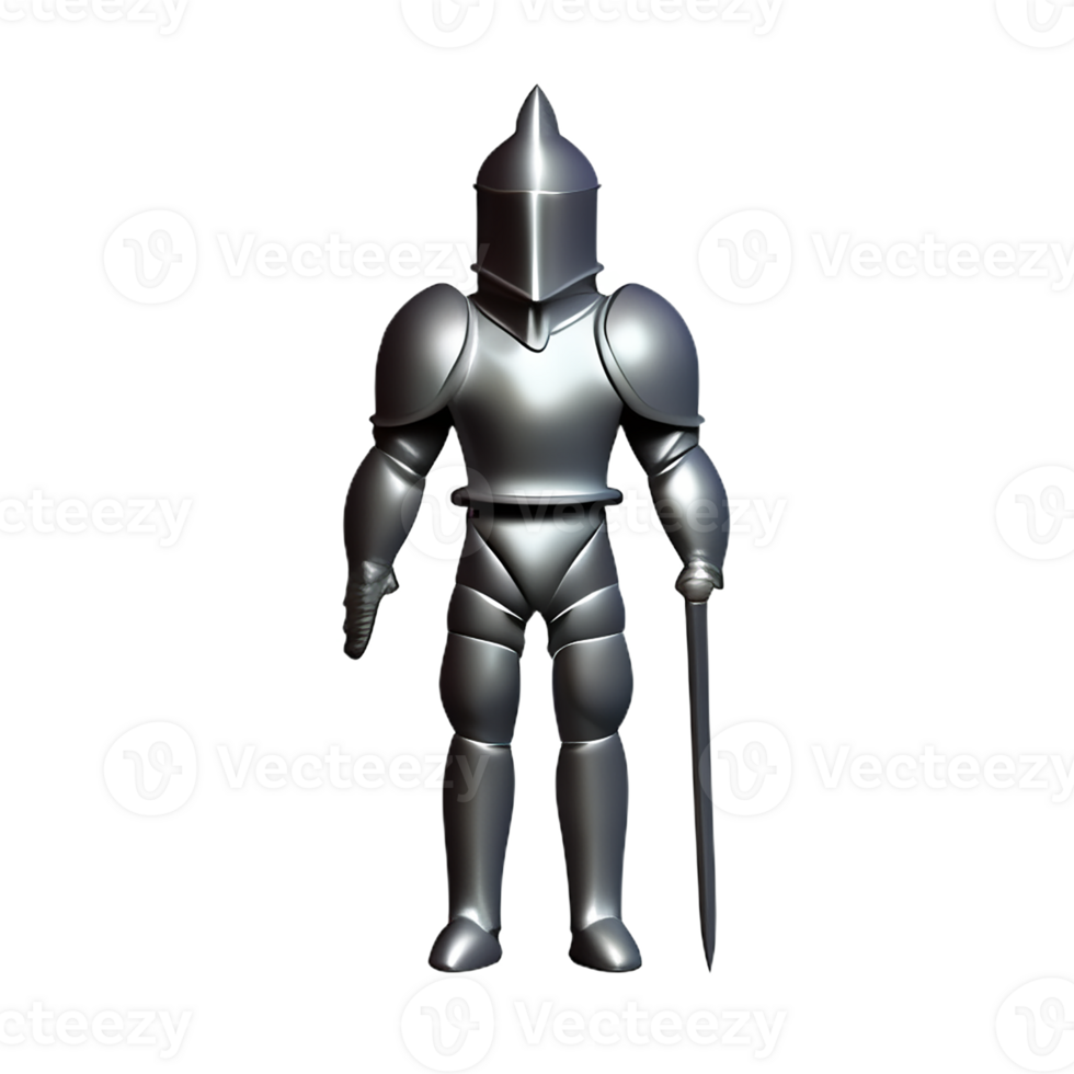 knight 3d rendering icon illustration png
