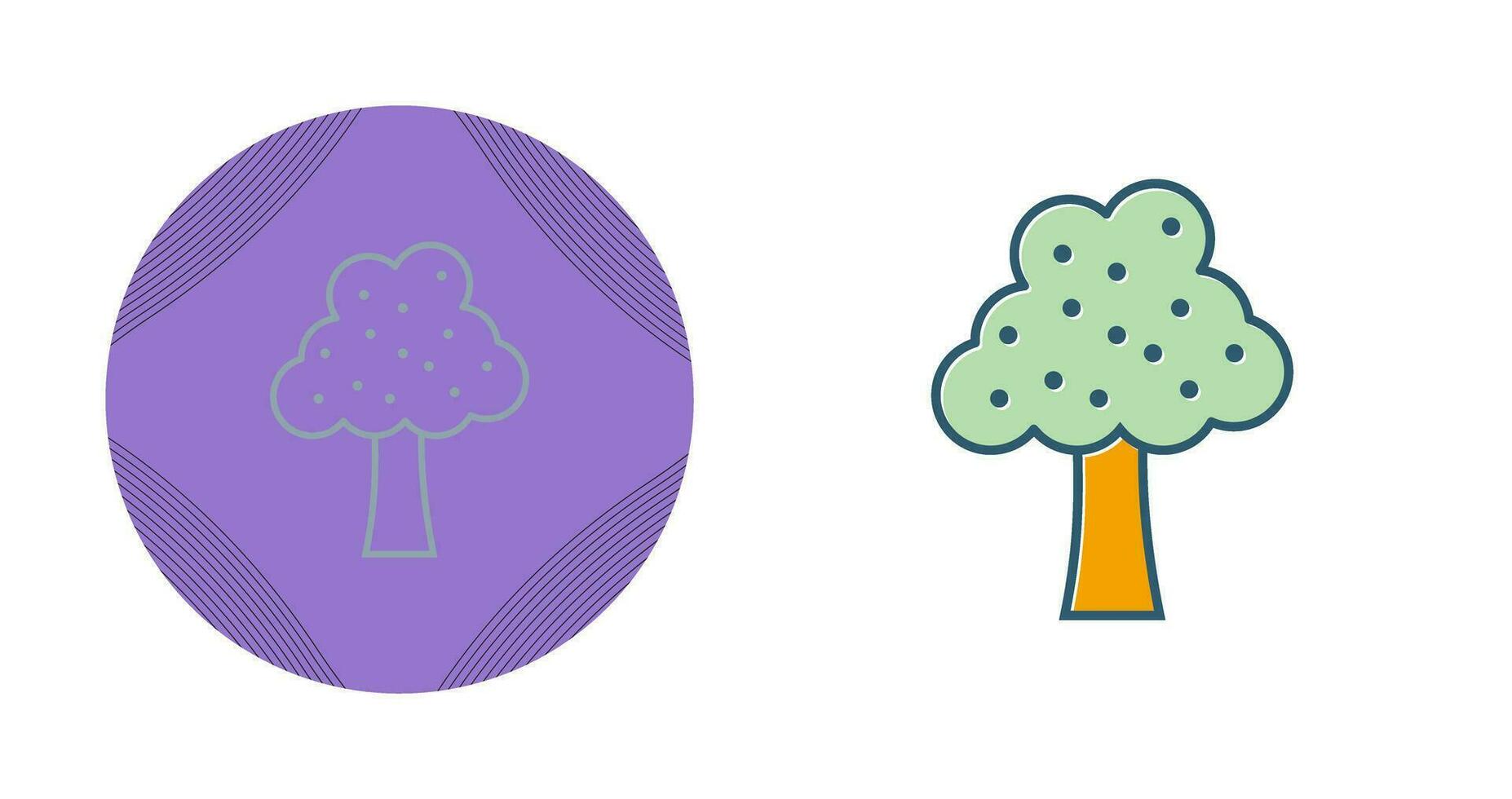 Fruit Tree Vector Icon