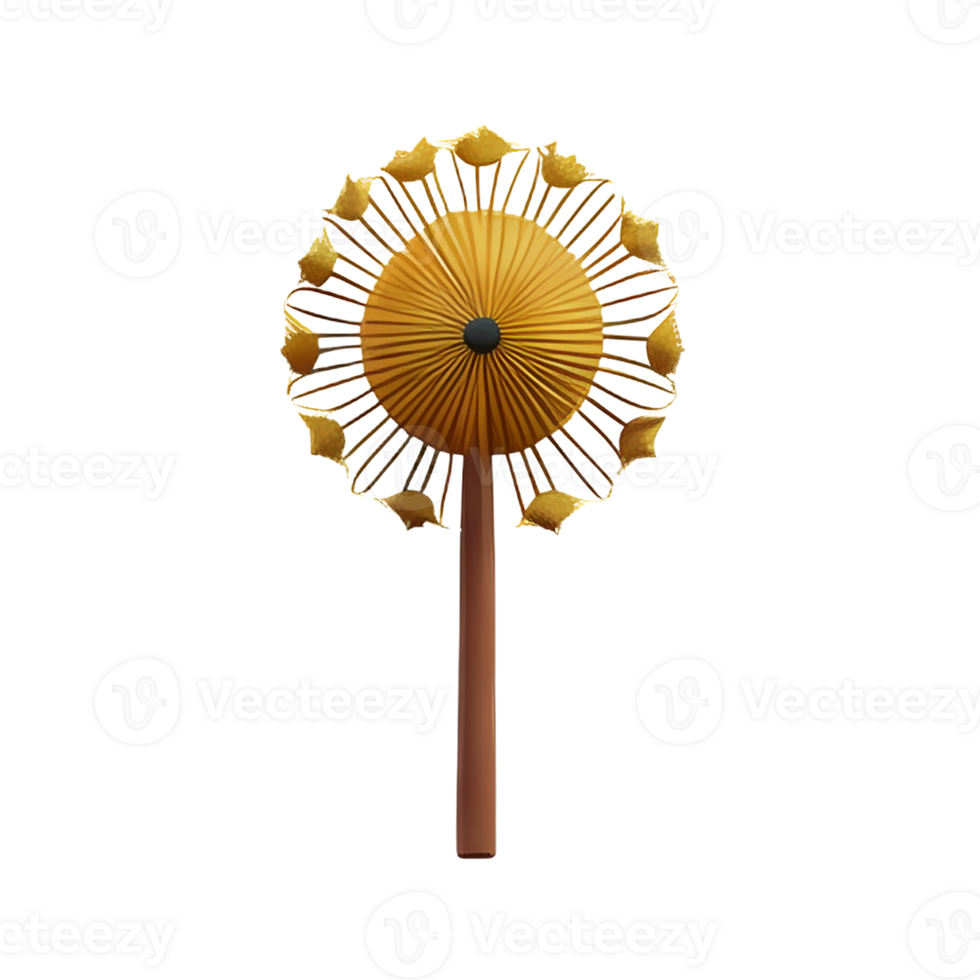 dandelion 3d rendering icon illustration png