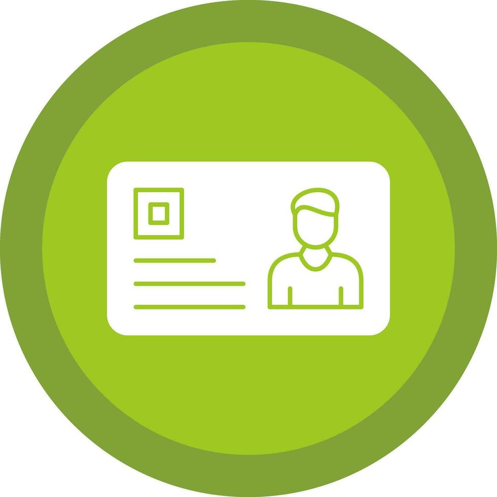 Id Card Vector Icon Design