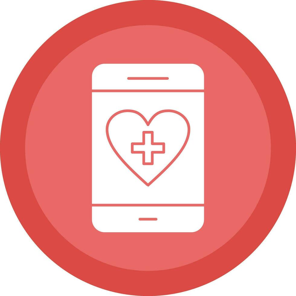 Health App Vector Icon Design