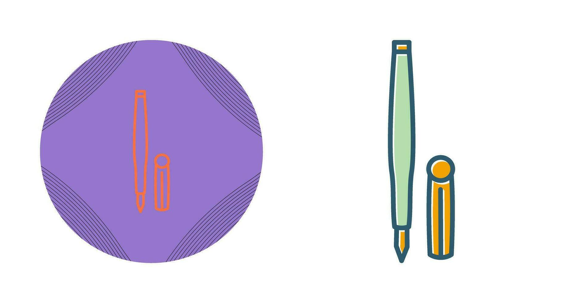 Fountain Pen Vector Icon