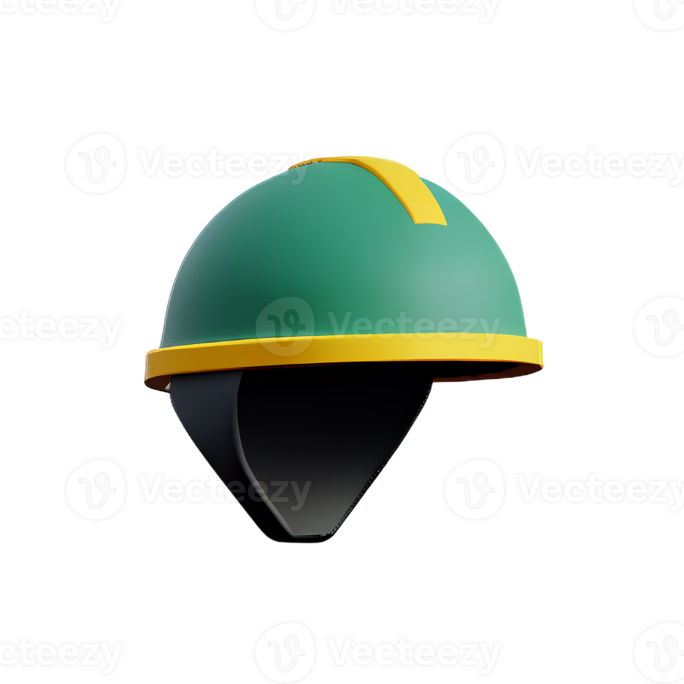 helmet 3d rendering icon illustration png